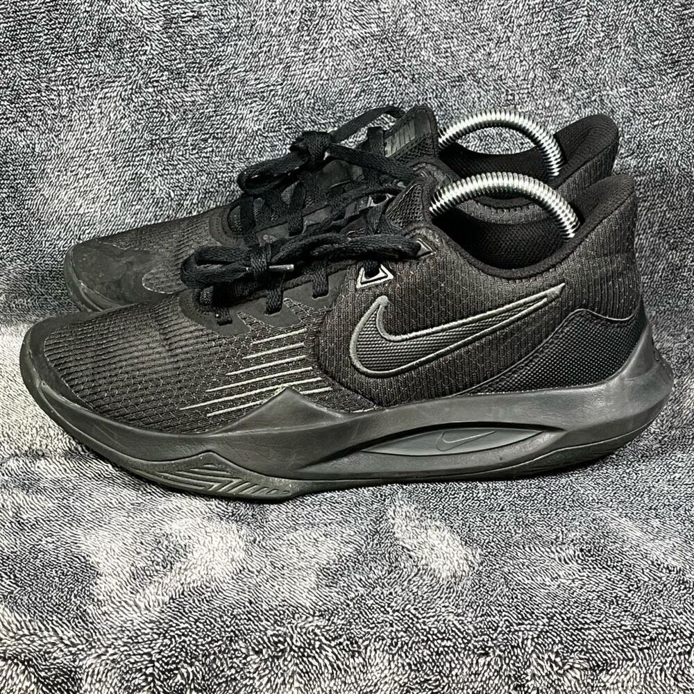 Nike Precision V 5 Triple Basketball Shoes Mens Sz 8